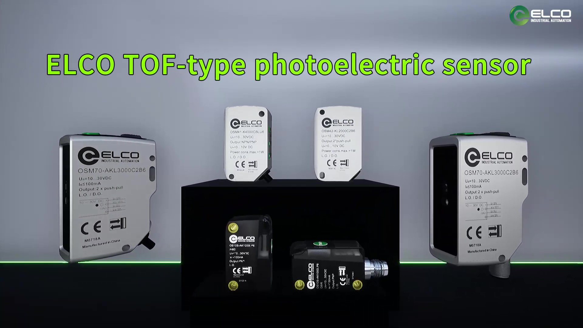 ELCO TOF-type photoelectric sensor